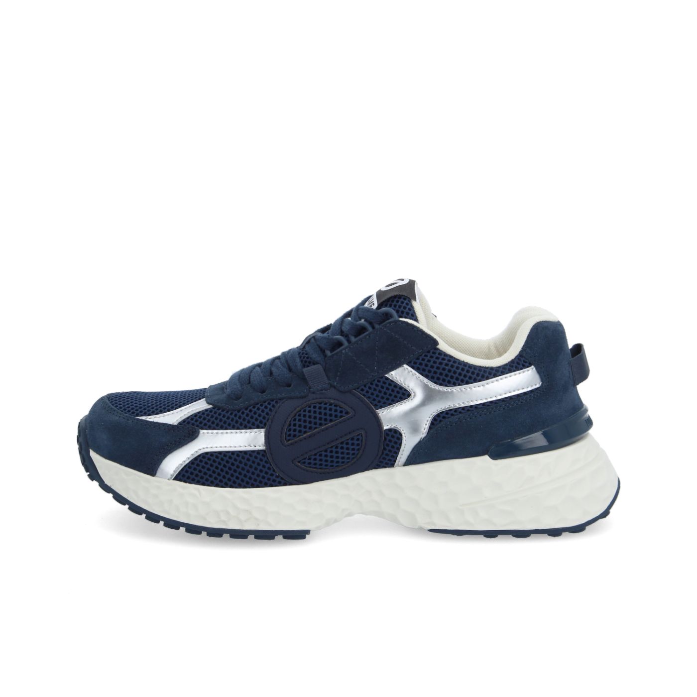 CARTER 2.0 RUNNER M - MESH/SDE/METAL - BLU MARINO/ARGENTO